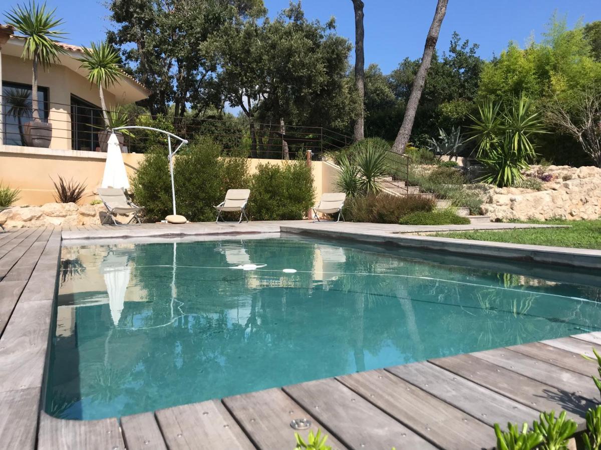 Villa L'Ensoleillee Roquefort-les-Pins Exteriör bild